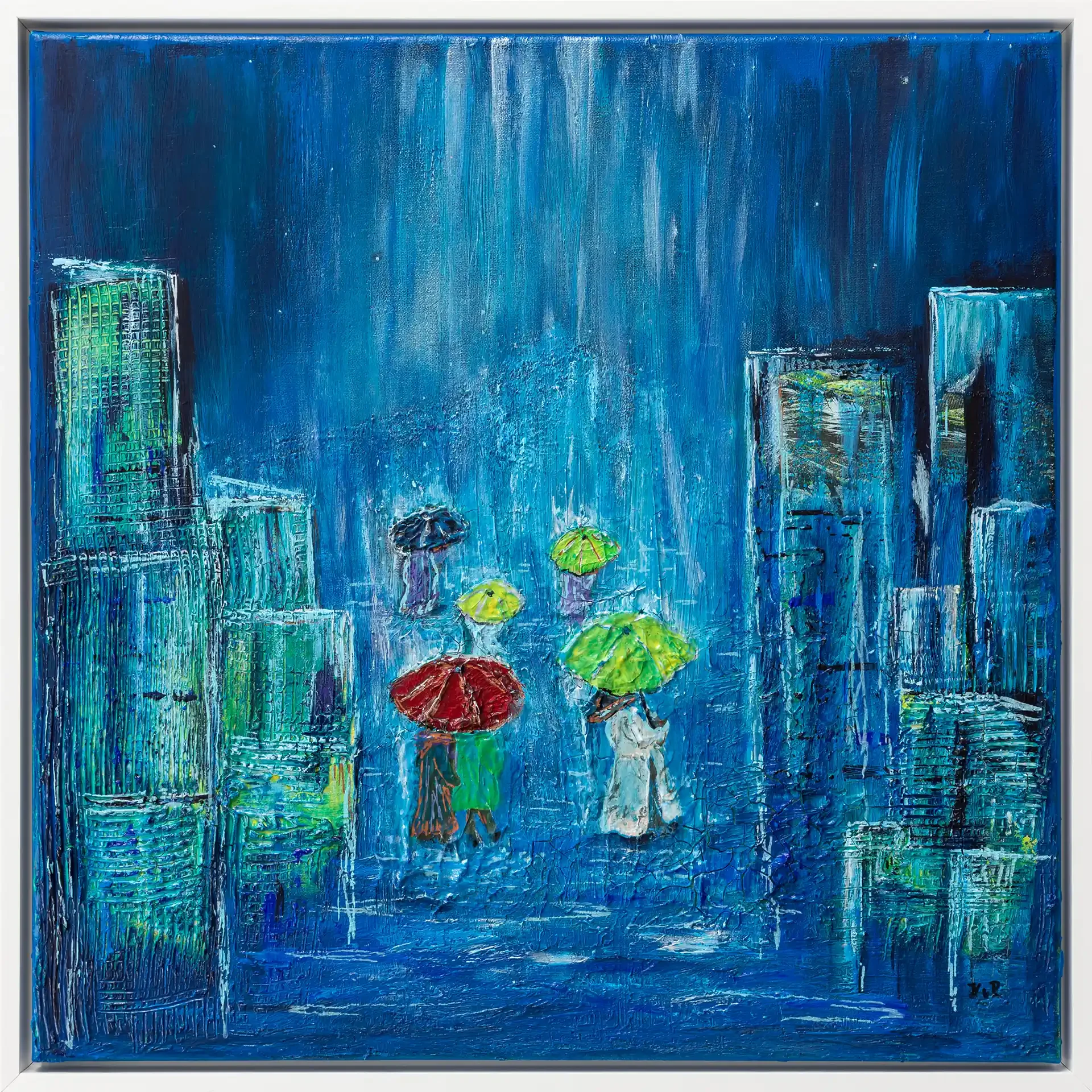 Malerei Misch-Technik Umbrella Days