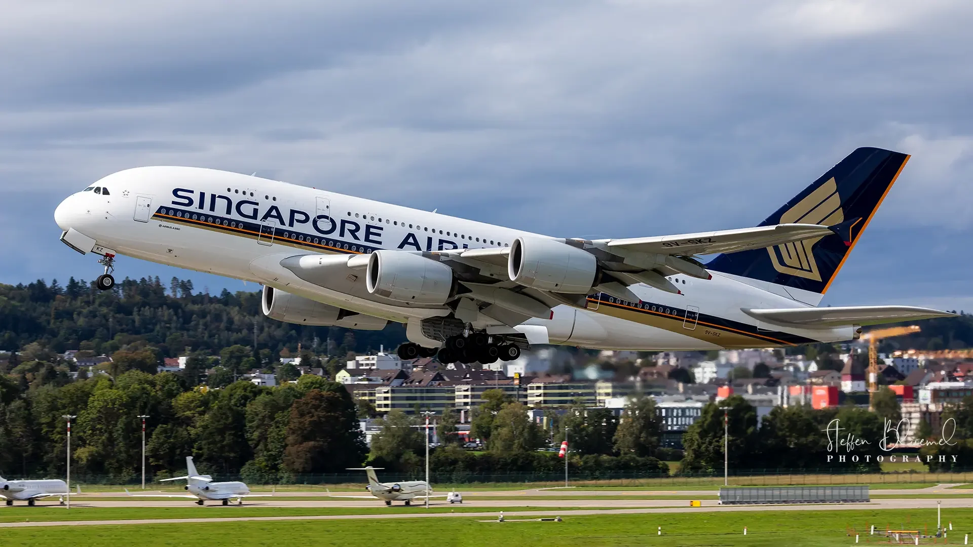 A380-841 9V-SKZ Singapore Airlines  Flughafen Zürich / CH