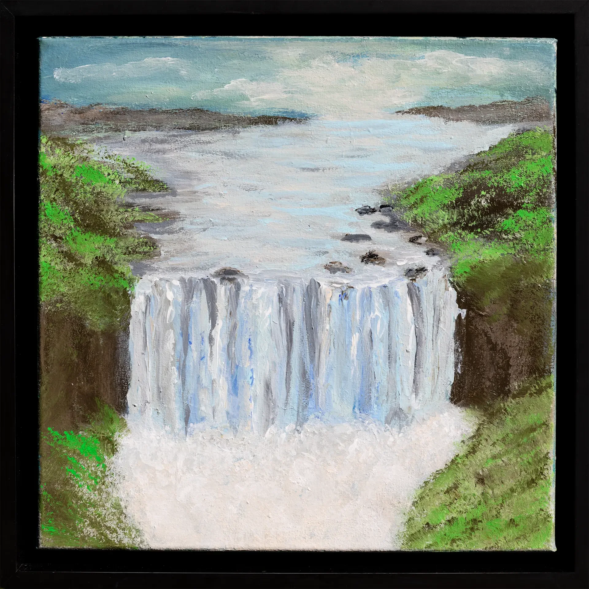 Malerei Misch-Technik River