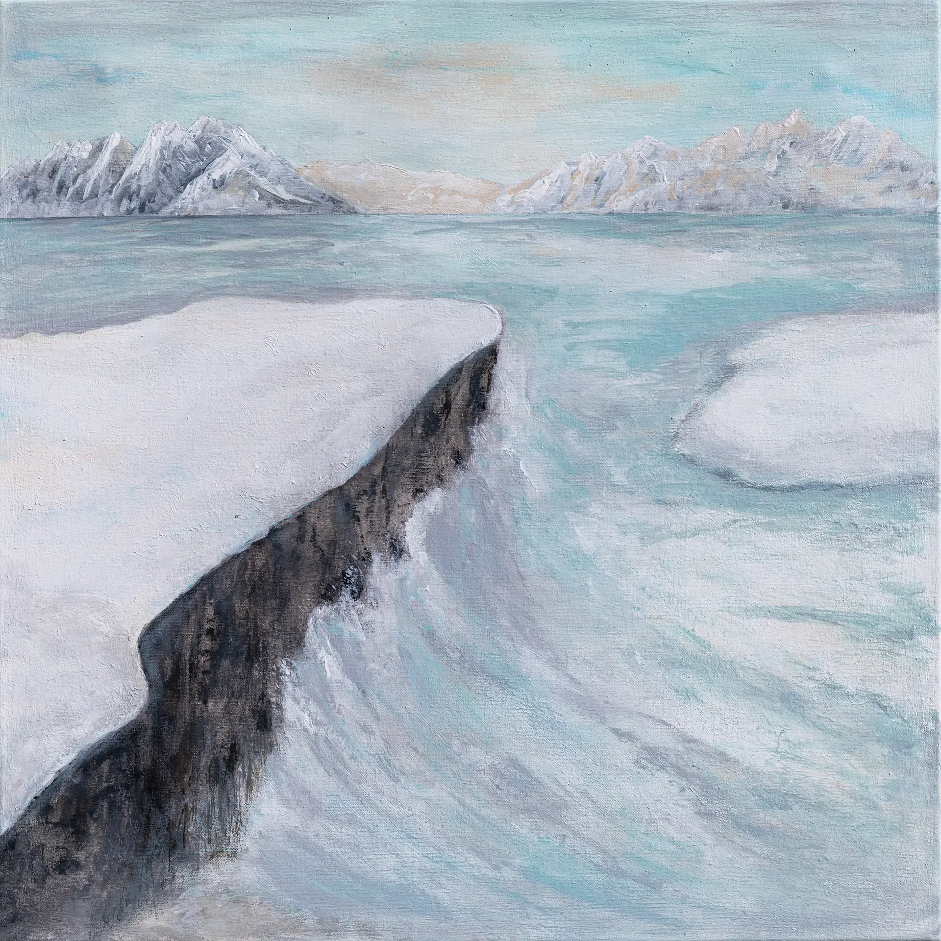 Malerei Misch-Technik North-Ice