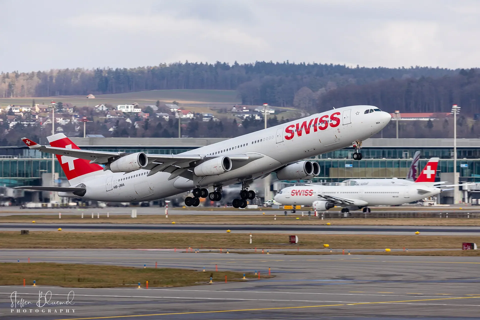 A340-313 HB-JMA Swiss International Air Lines  Flughafen Zürich / CH