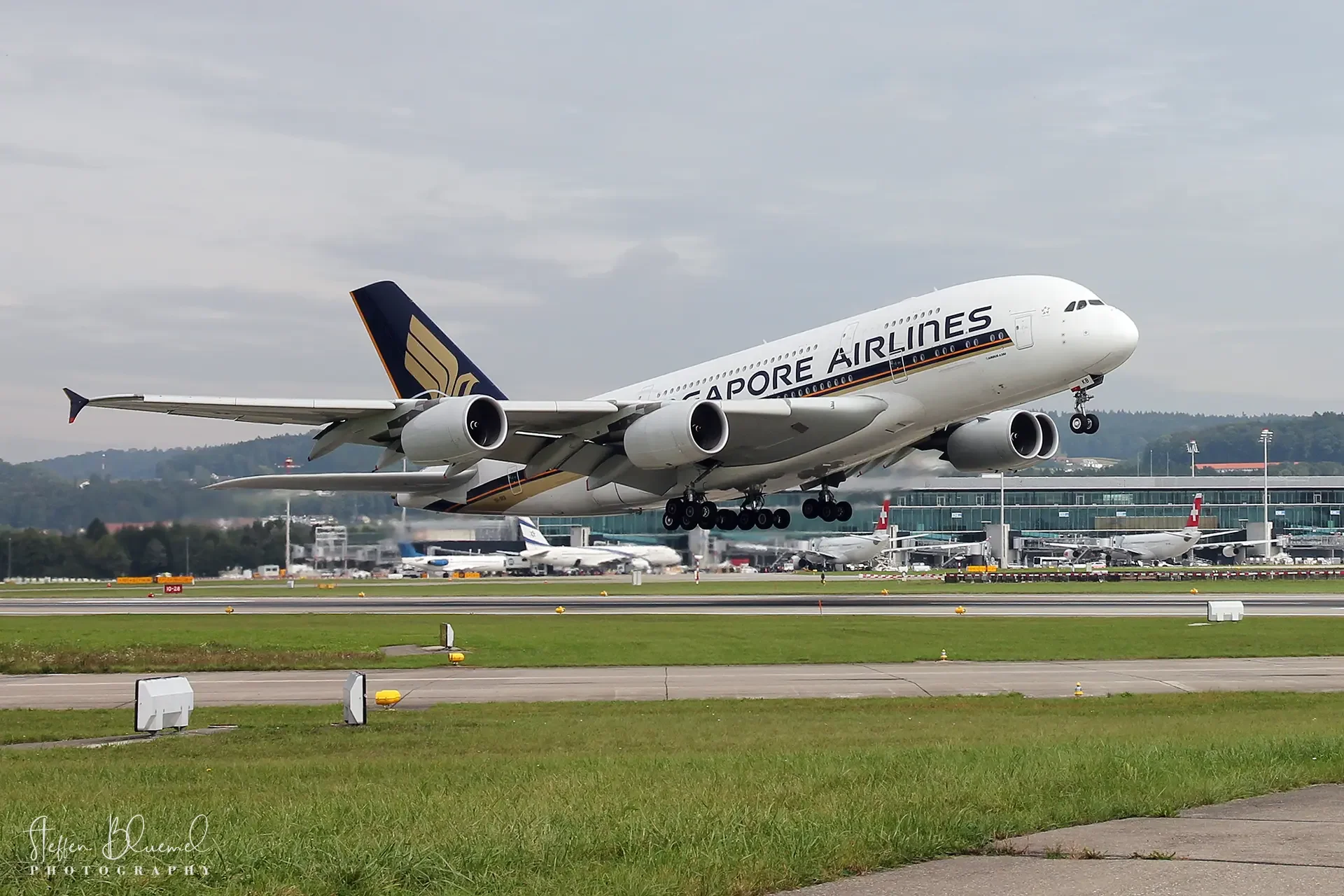 A380-841 9V-SKB Singapore Airlines  Flughafen Zürich / CH