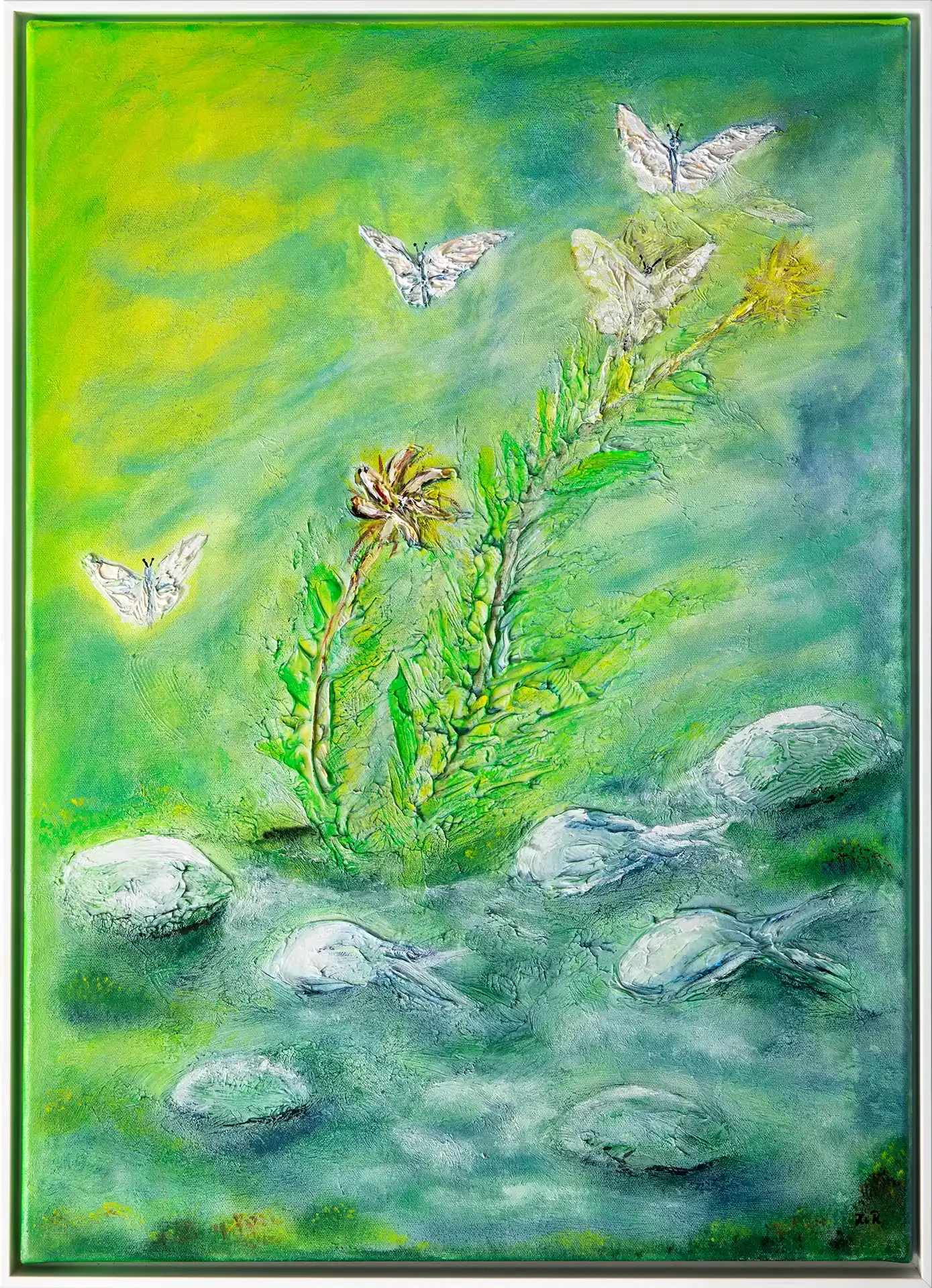 Malerei Misch-Technik Butterfly