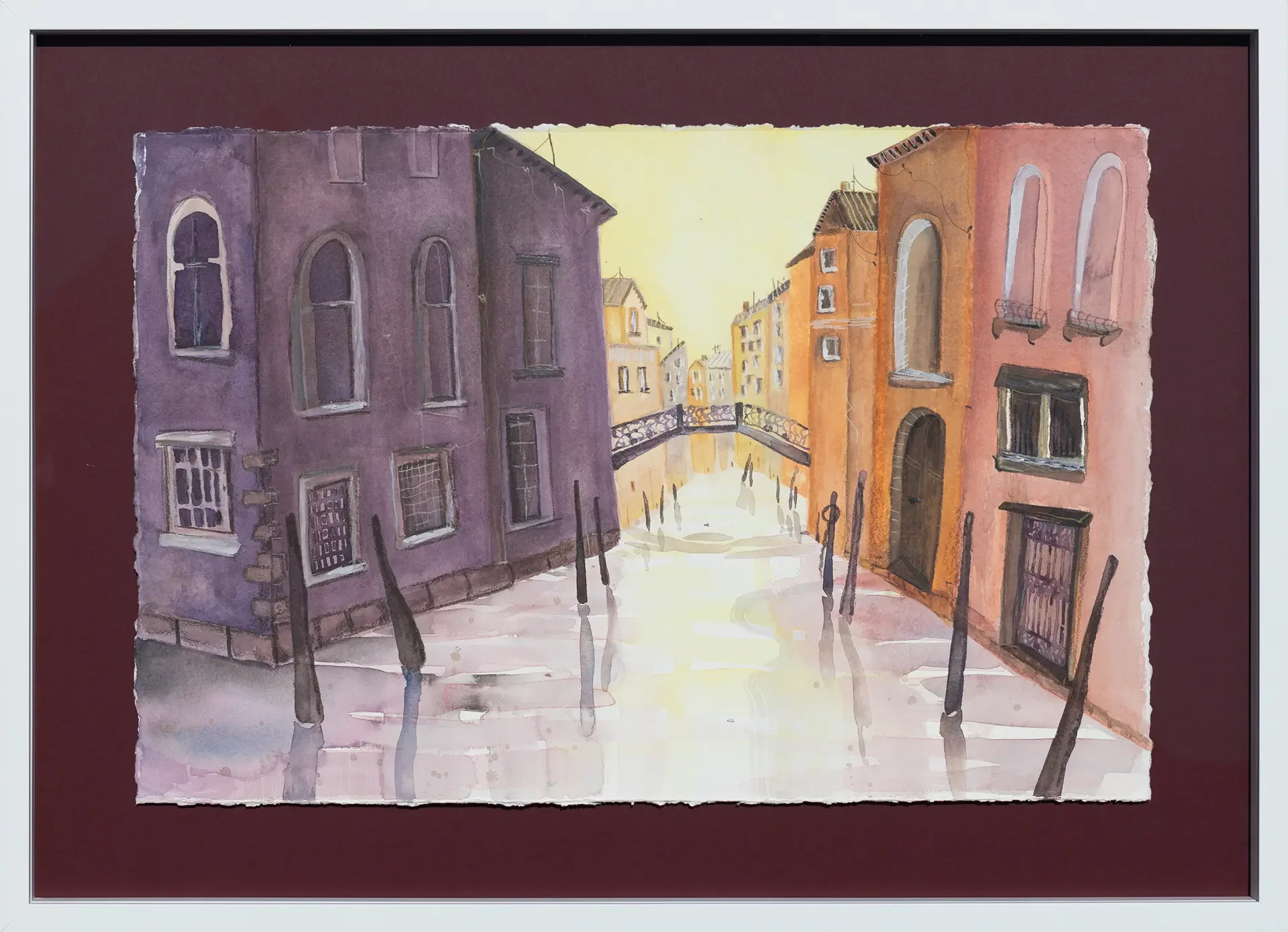 Malerei Gouache-Technik Venezia
